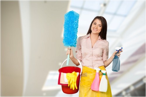 Chelsea tenancy cleaning team working on a residential property